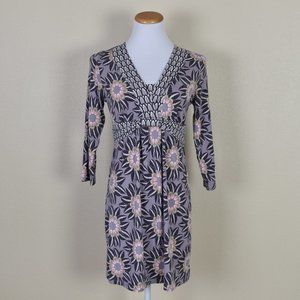 Boden Floral Jersey Dress WL660